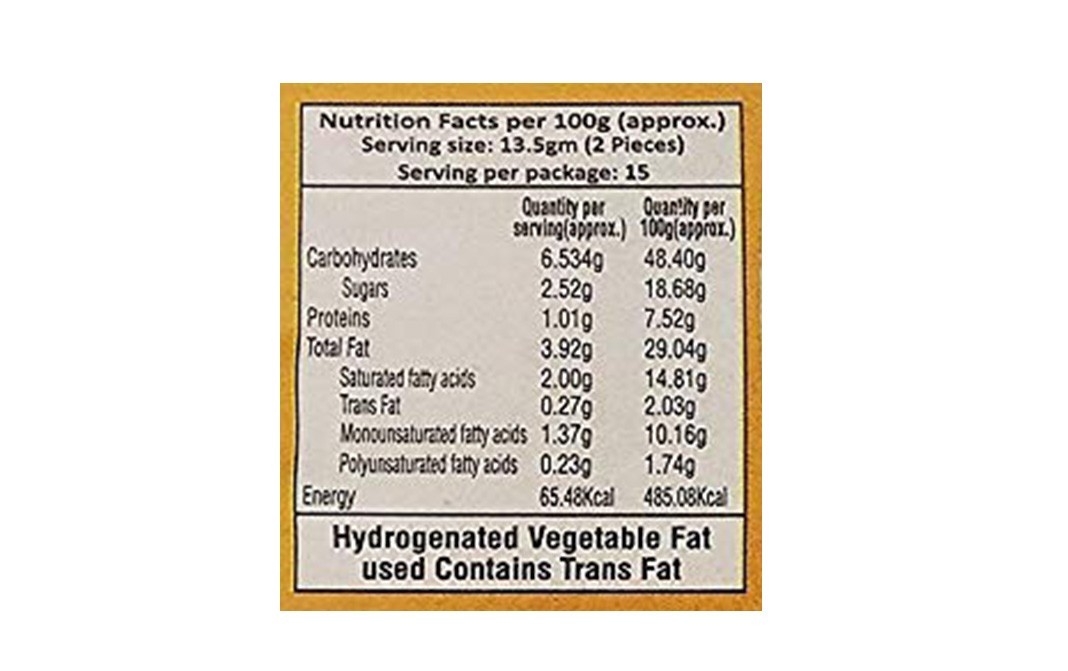 Wheafree Kaju Butter Cookies    Box  200 grams